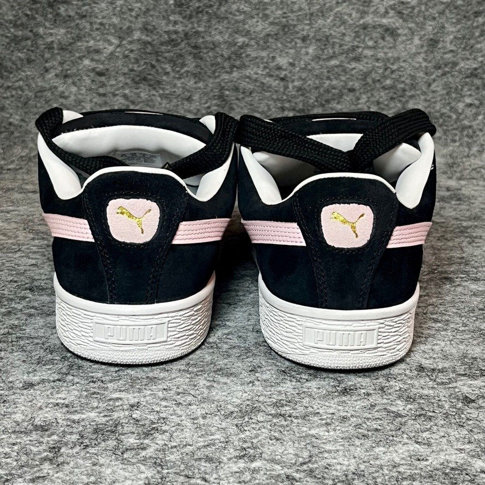 Puma Suede XL Sneakers Womens 9 Black Pink Low Top Skater Retro Y2K Streetwear - Picture 4 of 12